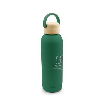 Thermal bottle - cap with foldable handle